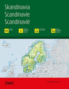 Skandinavien, Autoatlas 1:200.000 - 1:400.000, freytag &amp; berndt, Buch