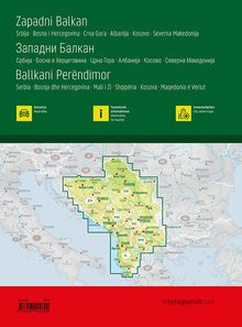 Westbalkan, Straßenatlas 1:150.000, freytag &amp; berndt, Buch