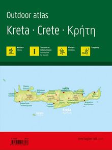 Kreta, Wanderatlas 1:50.000, freytag &amp; berndt, Buch