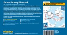 "Ostsee-Radweg Dänemark: Die schönste Fahrradroute Dänemarks" steht oben. Eine Karte Dänemarks zeigt die Route.