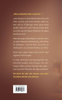 „Wenn plötzlich alles zerbricht...“ Ein emotionaler Text über Familie, Liebe und unerwartete Wendungen. Braun-beiger Hintergrund.