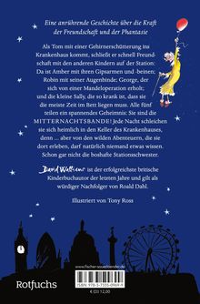 Eine berührende Geschichte über Freundschaft und Phantasie. Nachtlichter, ein schwebendes Kind mit Regenschirm.