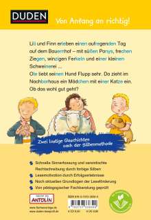 Hanneliese Schulze: Duden Leseprofi - Silbe für Silbe: Silbengeschichten für Tierfreunde, 1. Klasse, Buch
