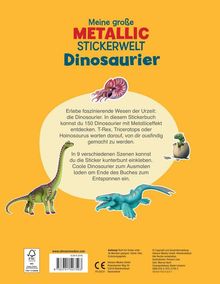 Meine große Metallic-Stickerwelt Dinosaurier, Buch