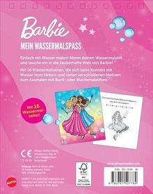 Mein Wassermalspaß - Barbie, Buch