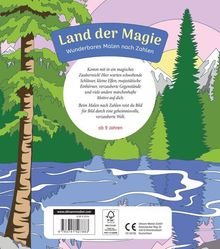 Wunderbares Malen nach Zahlen - Land der Magie, Buch