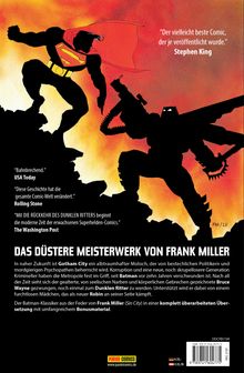 Frank Miller: Batman: Dark Knight I: Die Rückkehr des Dunklen Ritters (überarbeitete Neuauflage), Buch