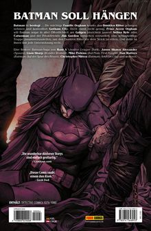 Titel: "BATMAN SOLL HÄNGEN". Batman wird im Comic von mehreren Personen festgehalten. Verzweifelte Lage.