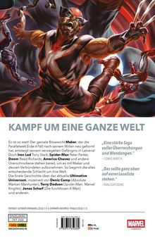 „KAMPF UM EINE GANZE WELT“ steht über einem muskulösen, kämpfenden Helden mit Krallen und Maskerade, umgeben von Action.