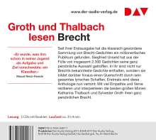Bertolt Brecht: 100 Gedichte. Ausgewählt von Siegfried Unseld, 3 CDs