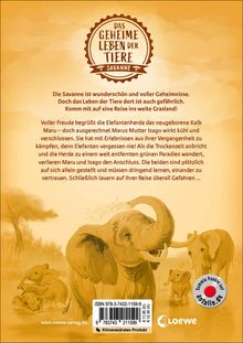 Kira Gembri: Das geheime Leben der Tiere (Savanne) - Maru - Die Reise der Elefanten, Buch