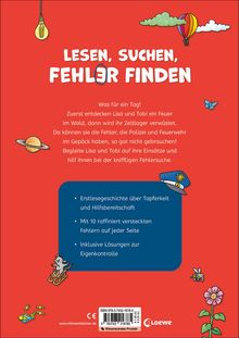 Mein Fehler-Such-Buch - Polizei und Feuerwehr, Buch