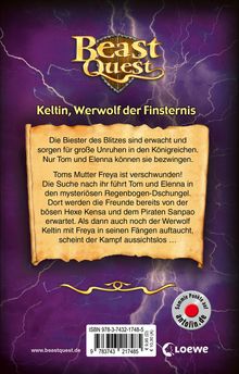 Adam Blade: Beast Quest (Band 68) - Keltin, Werwolf der Finsternis, Buch