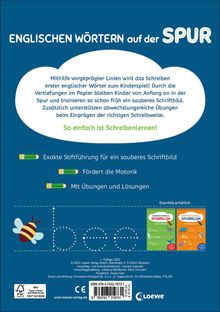 Schreiben lernen mit Spurrillen - Englische Wörter, Buch