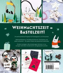 Stefanie Möller: 24 x Basteln mit Kindern - Weihnachtliche Projekte für Kindergarten und Vorschule (Dekorieren, Verschenken, Naschen), Buch