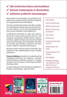 Thomas Brühlmann: Raspberry Pi Pico und Pico W Schnelleinstieg, Buch