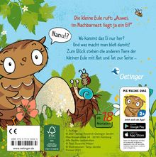 Susanne Weber: Die kleine Eule. Auwei, was ist das für ein Ei?, Buch