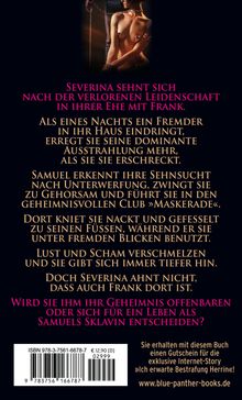 Oben: "Severina sehnt sich nach der verlorenen Leidenschaft in ihrer Ehe mit Frank." Illustration einer Frau.