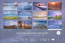 "DEUTSCHLANDS KÜSTEN – ein literarischer Spaziergang – 2027", Kalender, zwölf Küstenfotos von Deutschland.