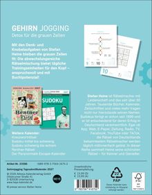 GEHIRN JOGGING Detox für die grauen Zellen. Denk- und Knobelaufgaben von Stefan Heine für tägliches Training.