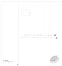 11. Neujahr, 6.1. Heilige Drei Könige. Eine Postkartenvorlage mit Platz für Text, Adressen und Briefmarke.