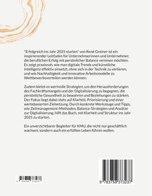 René Greiner: Erfolgreich ins Jahr 2025 starten, Buch