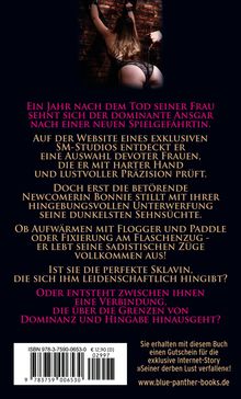 Ein Jahr nach dem Tod seiner Frau sehnt sich der dominante Ansgar nach einer neuen Spielgefährtin. Eine Frau ist gefesselt.