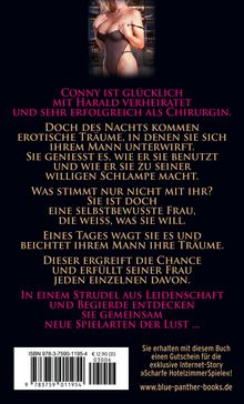 Text beschreibt eine erotische Handlung und Entdeckung zwischen Conny und Harald. Oben sieht man eine Frau in Dessous.