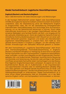 Stefan Riedel: Logistische Geschäftsprozesse, Buch