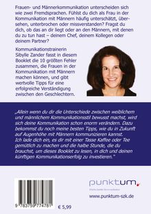 Sibylle Zander: Die 10 größten Fehler, die Frauen in der Kommunikation mit Männern machen, Buch