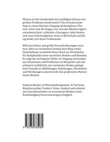 Andreas Becker: Vernetzt denken in Politik, Wirtschaft und Alltag, Buch