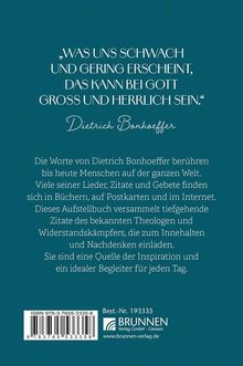 Dietrich Bonhoeffer: Behütet und getröstet - Aufstellbuch, Buch