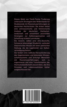 Tarah-Tanita Truderung: Resist Academia, Buch