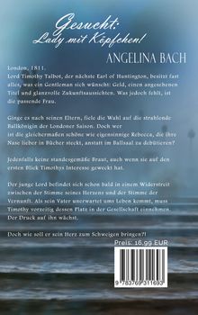 Angelina Bach: Gesucht: Lady mit Köpfchen!, Buch