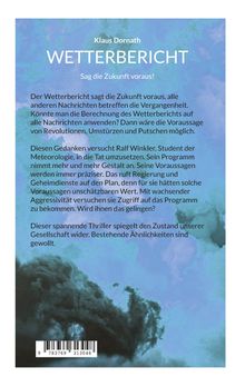 Klaus Dornath: Wetterbericht, Buch