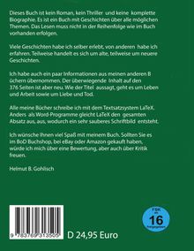 Helmut B. Gohlisch: Leben und Arbeit - Liebe und Tod, Buch