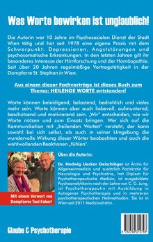 Hedwig Uecker-Geischläger: Heilende Worte, Buch