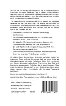 Chris Hohlstamm von Dehnen zu Wendhausen: Der Geldfluss-Code, Buch