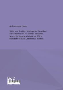 Karl-Ferdi Lange: Gedanken und Worte, Buch