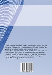 Christian Tallau: Theorie und Praxis der Investitionsrechnung, Buch