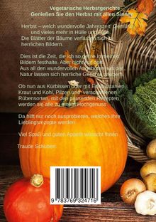 Traude Schubert: Vegetarische Herbstgerichte, Buch