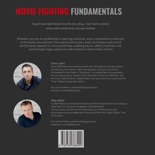 "Movie Fighting Fundamentals" steht oben. Darunter zwei Absätze Text, Portraits von Oliver Juhrs und Mike Möller. Unten Barcode.