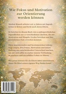 Text: Wie Fokus und Motivation zur Orientierung werden können. Hintergrund: Sternen ähnliches Muster und Weltkarte.
