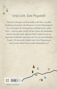 Gruß Gott, Eure Majestät!

Malereien von Bauernhöfen in Tälern und bunte Almwiesen vor Bergkulissen. Vielzahl im Kaisergebirge erkunden.