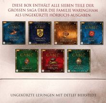 Rebecca Gablé: Die große Waringham-Saga - Teil 1-7 (35 MP3 CD), 35 MP3-CDs