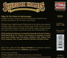 Sherlock Holmes - Folge 56. Der Mann im Speisewagen, CD