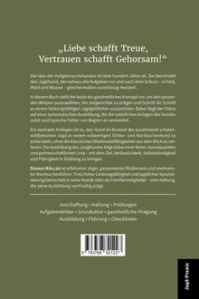 Titel: „Liebe schafft Treue, Vertrauen schafft Gehorsam!“  
Text über Hundeausbildung für Jagd und Familienleben.  
Autor: Dennis Möller.  
Unten Schlagworte: Anschaffung, Haltung, Ausbildung.  
Rechts: Jagd-Praxis.