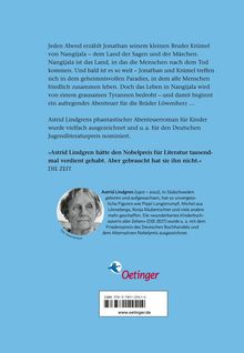 Astrid Lindgren: Die Brüder Löwenherz, Buch