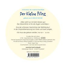 Antoine de Saint-Exupéry: Der Kleine Prinz, 2 CDs