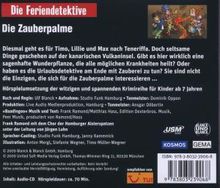 Ulf Blanck: Die Feriendetektive: Die Zauberpalme (Audio-CD), CD
